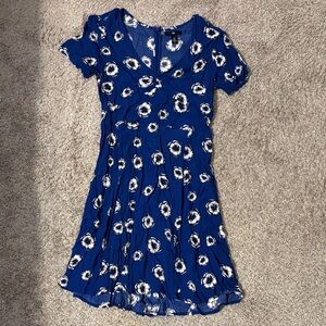 GAP Blue Floral Mini Dress